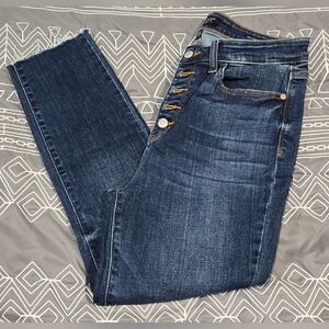 Judy Blue High Rise Button Fly Skinny Jeans Size 11/30